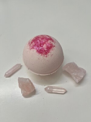 Crystal Bath Bombs - hemp bath bomb - surprise bath bomb - shea bath bomb - bath bombs - crystals - image5